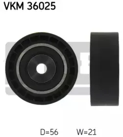 VKM 36025 SKF Паразитный / ведущий ролик, поликлиновой ремень